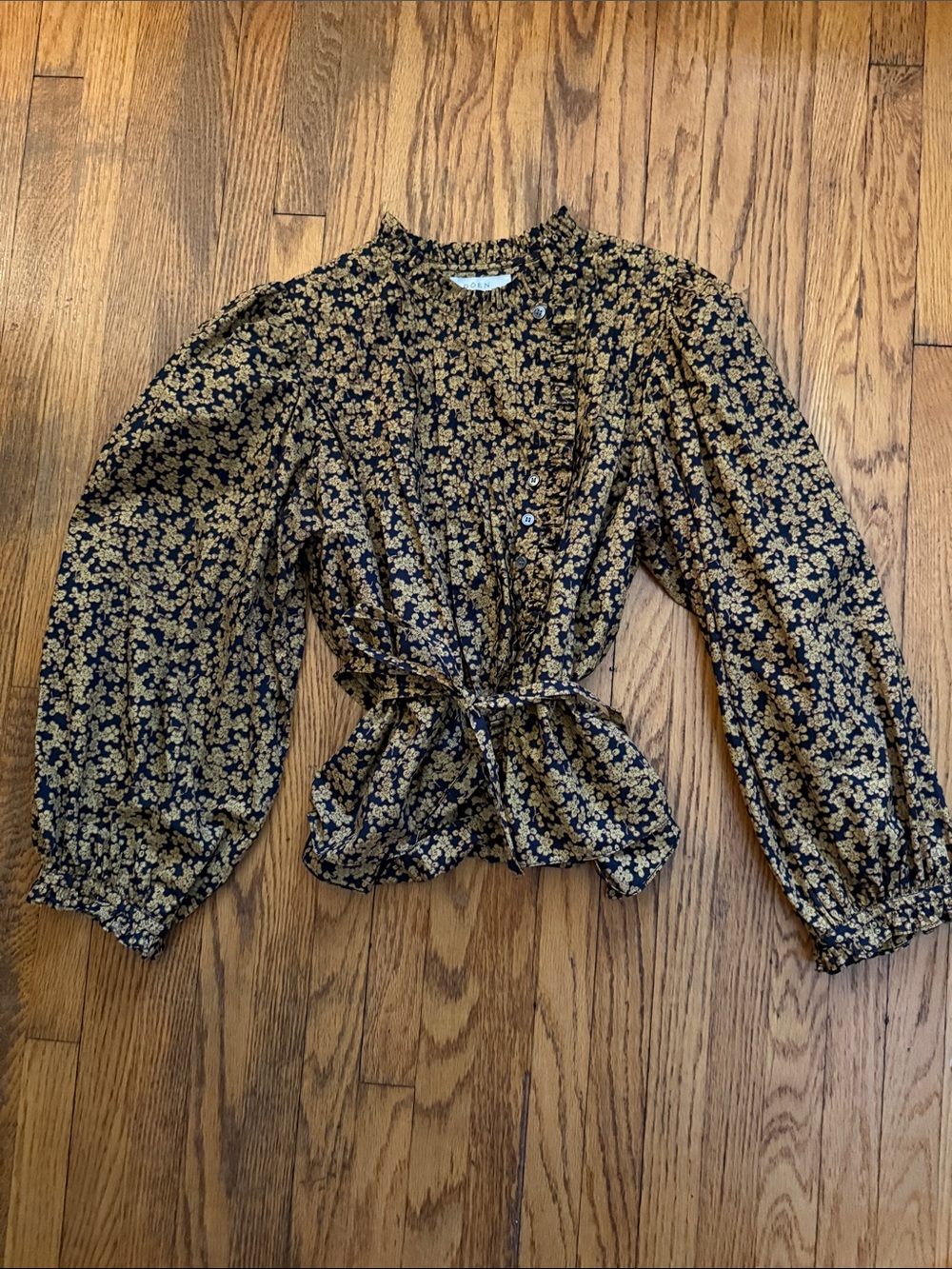 Doen Cornelia Blouse in Winter Meadow